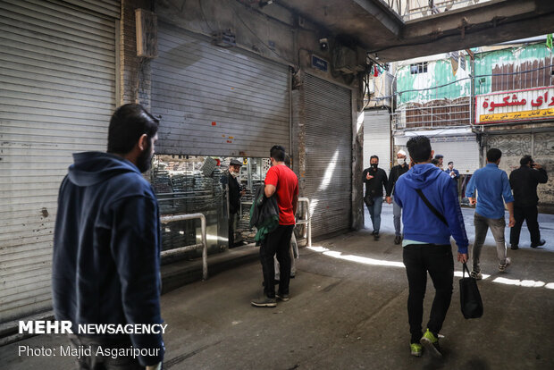 Tehran Grand Bazaar remains closed amid outbreak