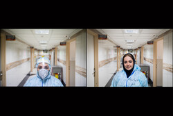 Iranian medical staff in fight against Covid-19