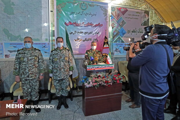 Unveiling ceremony of 2 Iranian radar systems