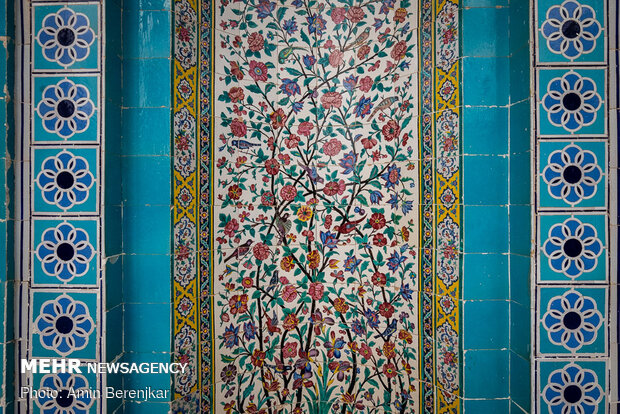 Empty mausoleum of Saadi Shiraz amid COVID-19 pandemic 