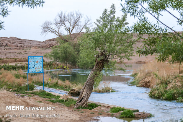 Historical Gharbalbiz Spring in Yazd