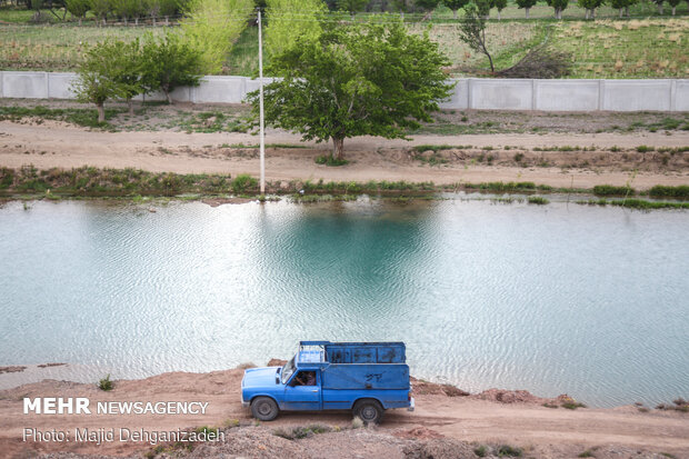 Historical Gharbalbiz Spring in Yazd