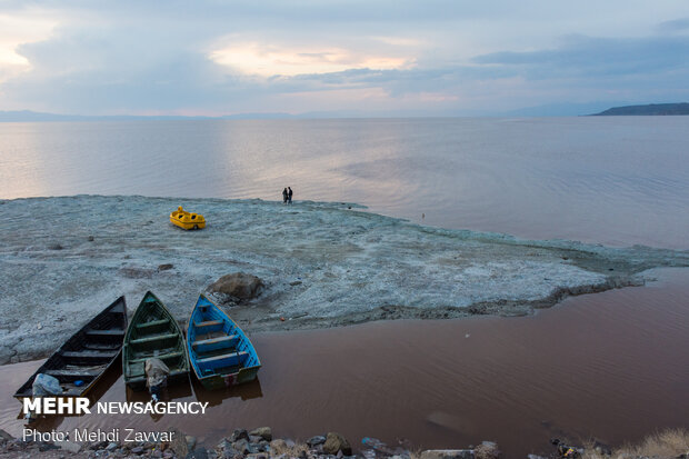 Lake Urmia’s water volume surpasses 5bn cubic meters