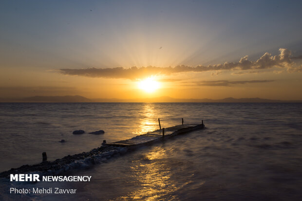 Mother nature nourishing Lake Urmia