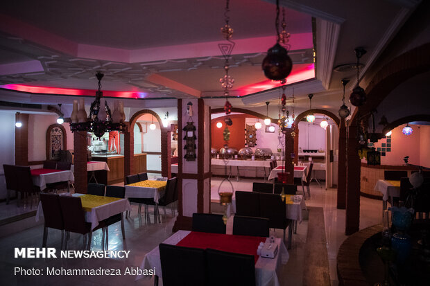 Empty hotel rooms in Iran under Covid-19 panemic