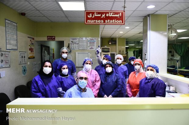 Special ‘coronavirus’ ward in Taleghani Hospital, Abadan
