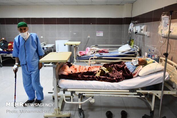 Special ‘coronavirus’ ward in Taleghani Hospital, Abadan
