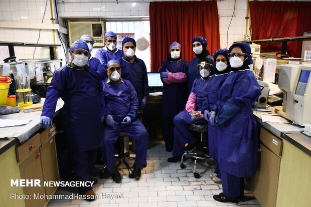 Special ‘coronavirus’ ward in Taleghani Hospital, Abadan
