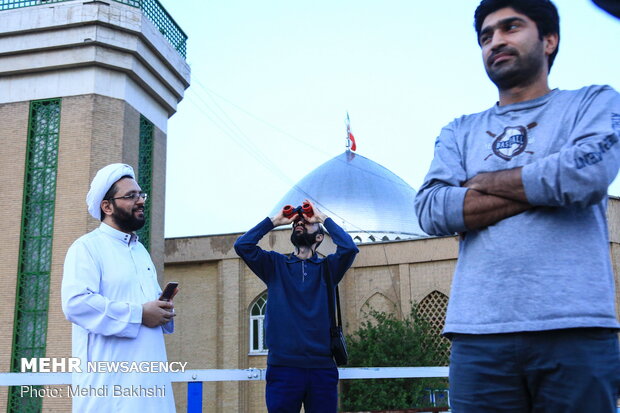 عملية الاستهلال لشهر رمضان في مختلف مدن ایران