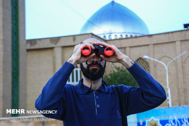 عملية الاستهلال لشهر رمضان في مختلف مدن ایران