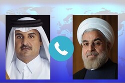 Ruhani ile Katar Emiri bölgedeki gelişmeleri görüştü