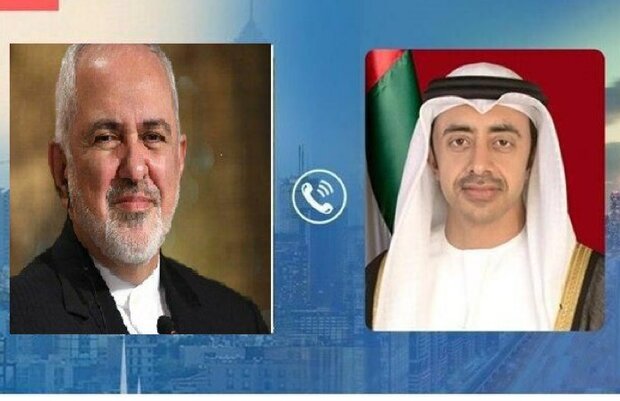 FM Zarif, Emirati counterpart hold phone talks