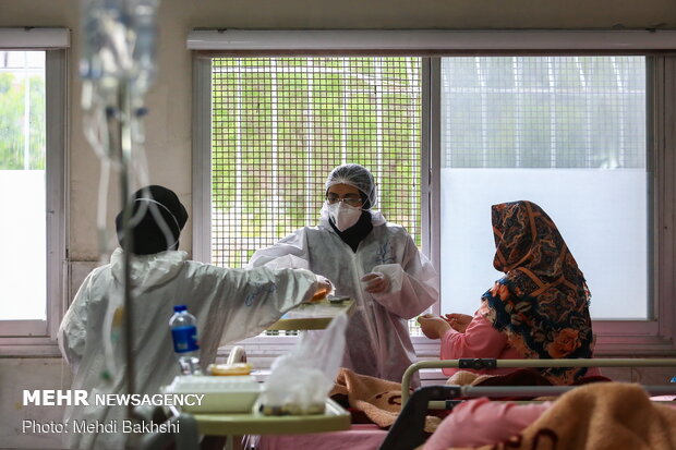 Tireless staff of Kamkar Hospital in Qom 