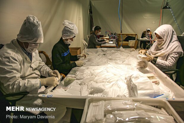 Largest face-mask production factory in N Khorasan prov.