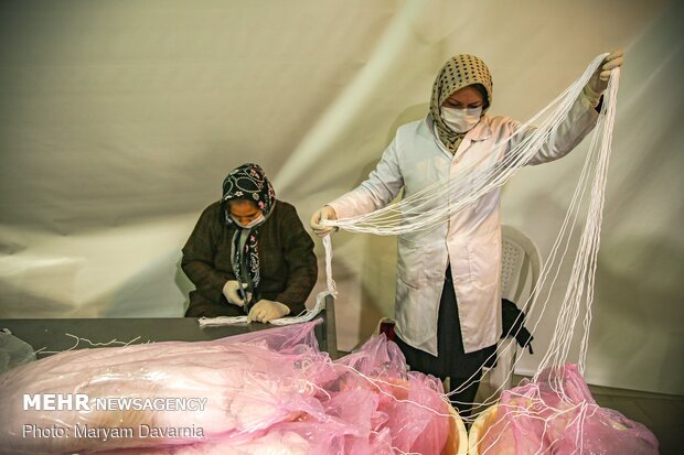 Largest face-mask production factory in N Khorasan prov.