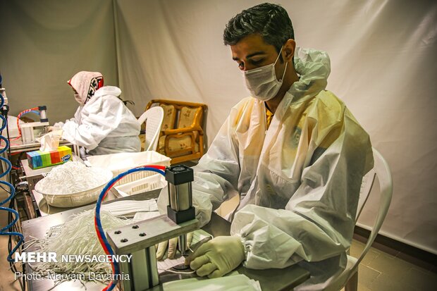 Largest face-mask production factory in N Khorasan prov.