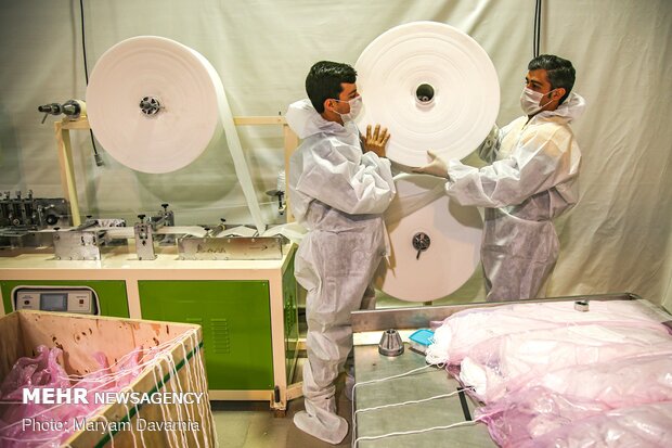 Largest face-mask production factory in N Khorasan prov.