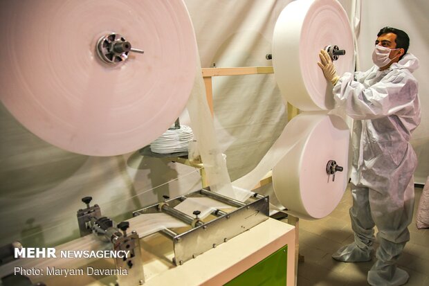 Largest face-mask production factory in N Khorasan prov.