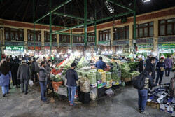 Tajrish bazaar in Ramadan, coronavirus pandemic