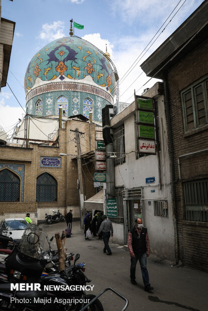 Tajrish bazaar in Ramadan, coronavirus pandemic