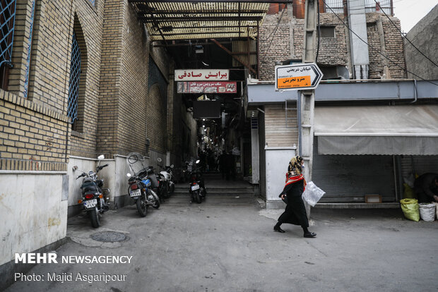 Tajrish bazaar in Ramadan, coronavirus pandemic