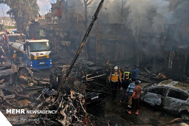 حمله تروریستی در عفرین سوریه