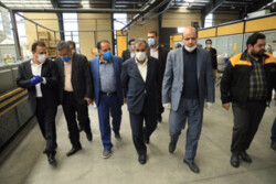استاندار قزوین از چند واحد صنعتی در شهرک کاسپین بازدید کرد