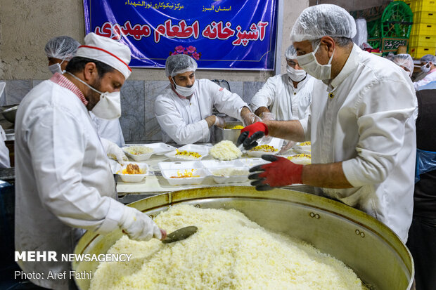 سفره ای به وسعت همدلی - طرح اطعام مهدوی در استان البرز