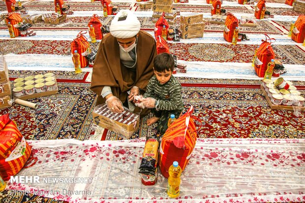 رزمایش مواسات، همدلی و کمک مومنانه در مصلی بجنورد