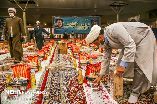 رزمایش مواسات، همدلی و کمک مومنانه در مصلی بجنورد