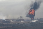Over 10 powerful explosions rock Syria