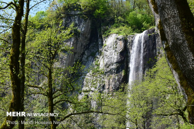 Meet Iran’s highest waterfall; Laton