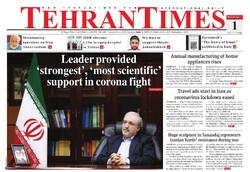 Front pages of Iran international dailies on May 3