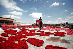Traditional dyeing workshop in Hamedan