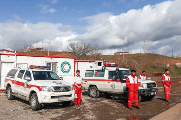  استقرار ۳ تیم امداد و نجات هلال احمر در روستای زنجیره علیا 