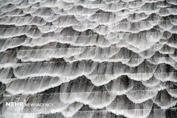 Vahdat Dam in Kurdestan prov. Overflows