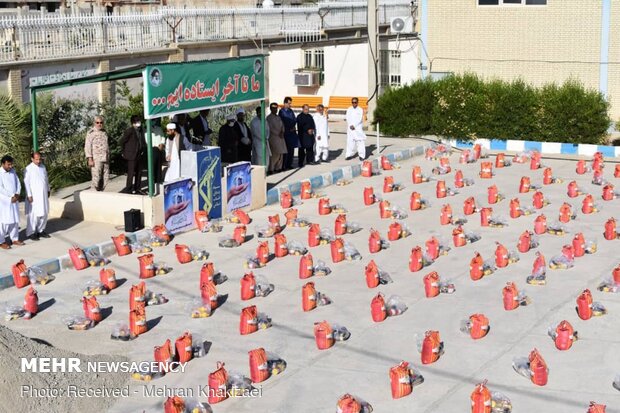 رزمایش کمک مومنانه در شهرستان مهرستان