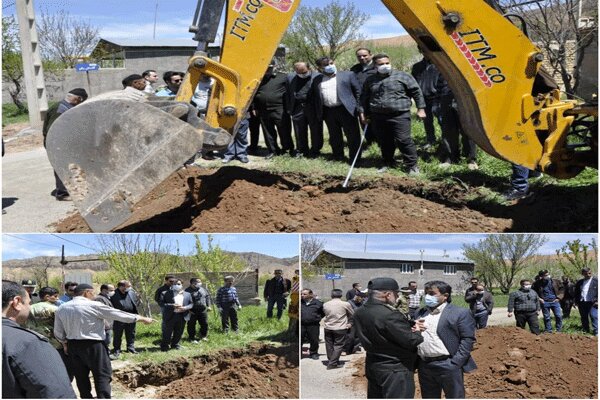 عملیات اجرایی گازرسانی به روستای بی آب آغاز شد