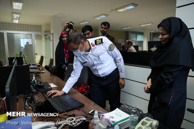 Tehran Traffic Police chief visits MNA HQ