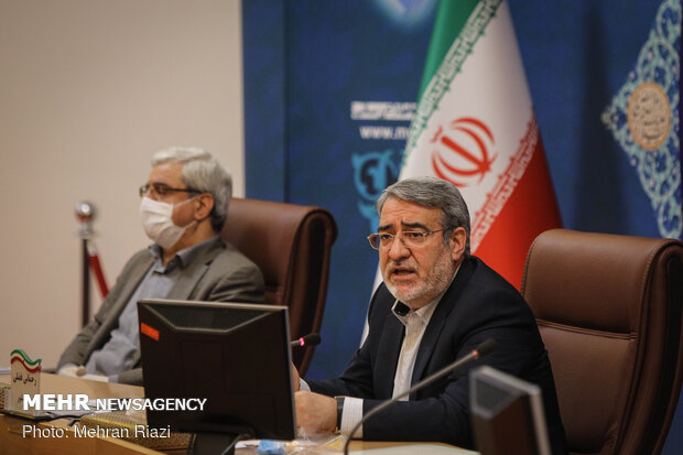 ایرانی وزیر داخلہ کی موجودگی میں صوبائی گورنروں کا اجلاس