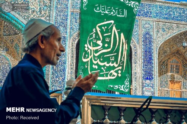 آذین بندی حرم علوی درآستانه ولادت امام حسن(ع)