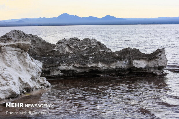 Howz-e Soltan Salt Lake in Qom