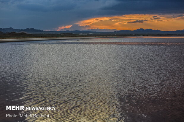 Howz-e Soltan Salt Lake in Qom