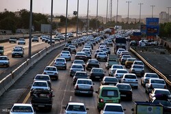 ترافیک سنگین محور شهریار-تهران