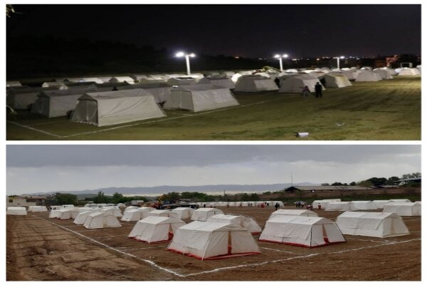 ۴۵۰ نفر از شهروندان دماوند در اردوگاه اضطراری اسکان یافتند 