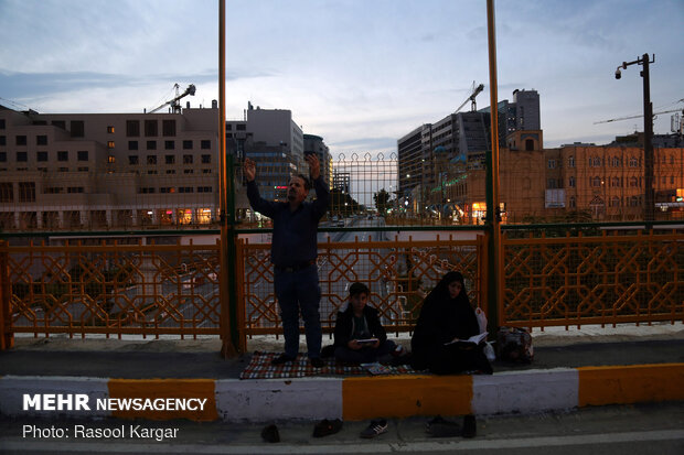 Nights of fasting month of Ramadan behind Imam Reza [PBUH] holy shrine