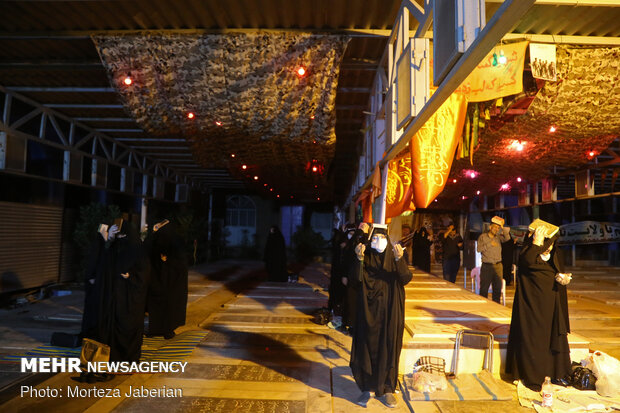 مراسم احیای شب نوزدهم ماه مبارک رمضان در گلزار شهدای اهواز