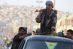 بمباران کاروان شبه نظامیان کرد در شمال سوریه توسط ترکیه