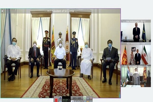 Iran’s new envoy submits credentials to Sri Lankan President