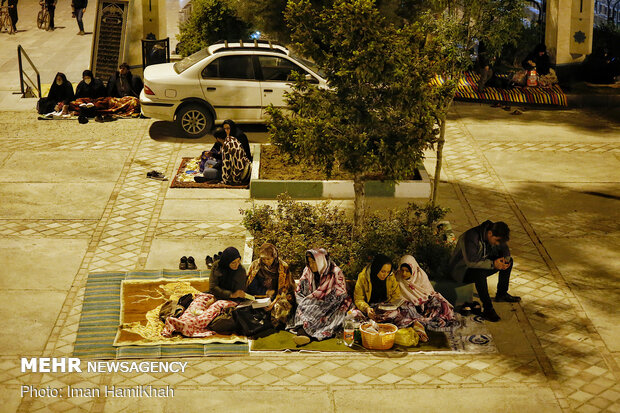 احیای شب بیست و یکم ماه مبارک رمضان در همدان